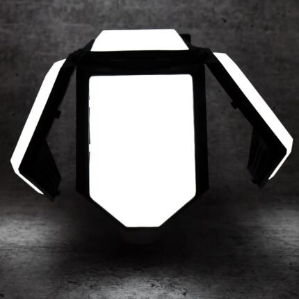 Foldable Camping LED Lamp USB Rechargeable with Hanging Hook for Outdoor Lighting (1 Pc)