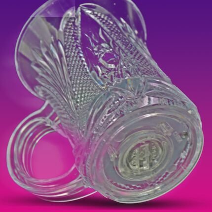 Flashing Cup LED Water Sensor Light up Cup with Handle for Home Kitchen Fun Luminous Water Cup, Party Birthday Nightclub Christmas Disco Entertainment Cup (2 Pcs Set)