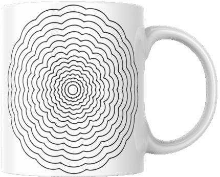 Mandala Printed Ceramic Mug | Coffee Mug | Tea Mug | Milk Mug | Designer Mug | 330 ml, Microwave & Dishwasher Safe | Mug for Kids | Mug for Friend, Birthday Gift