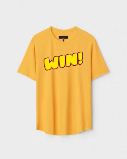 Unisex Designer Premium Quality Printed T-Shirt For Boys And Girls :: Cloth type : Cotton - Colour :: Yellow